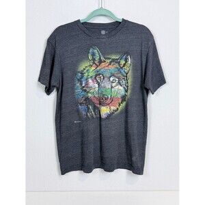 The Mountain Seacoast Wolf Preserve Grey Short Sleeve T-Shirt M